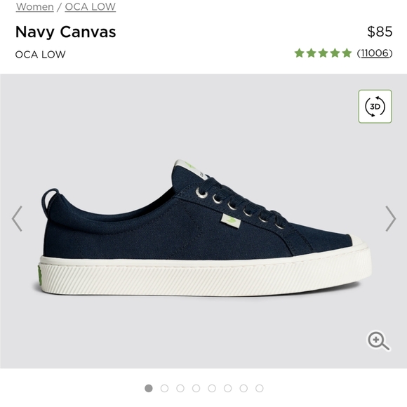 Cariuma (Navy Blue Canvas/White Sole) 7.5W - Picture 9 of 11